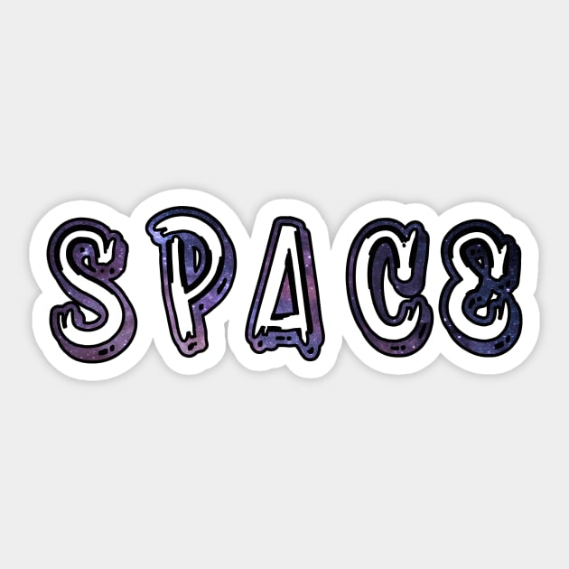 Space Sticker by creakraft